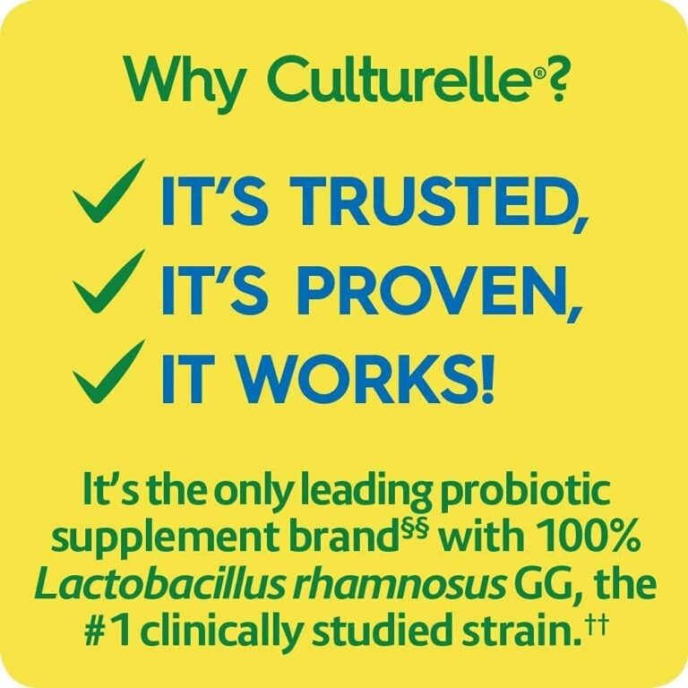 Culturelle Health & Wellness Daily Probiotic for Women & Men, 50 Count Review